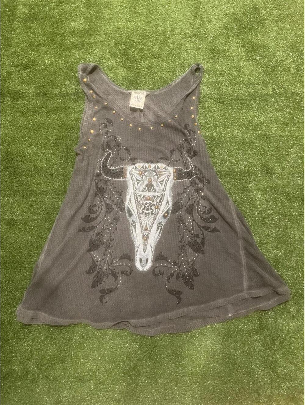 Y2K Vocal Made in USA Western Top Size XL